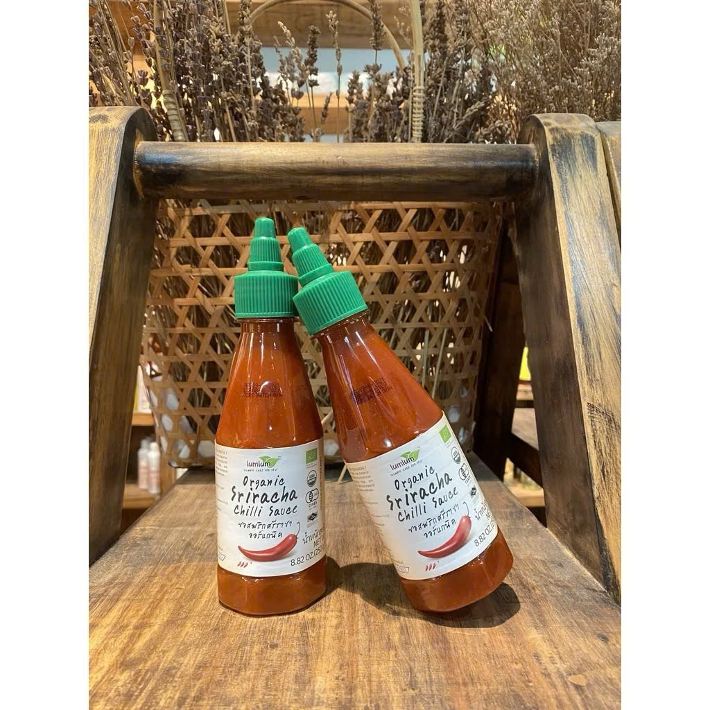 Tương Ớt Sriracha Hữu Cơ LumLum 250g Thái Lan. Organic Sriracha Chili Sauce