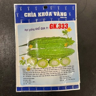 Hạt Giống Mướp Đắng F1 (Khổ Qua) Chịu Nhiệt, Dễ Trồng, Siêu Đậu Quả, Trồng Quanh Năm - Gói 10 Hạt