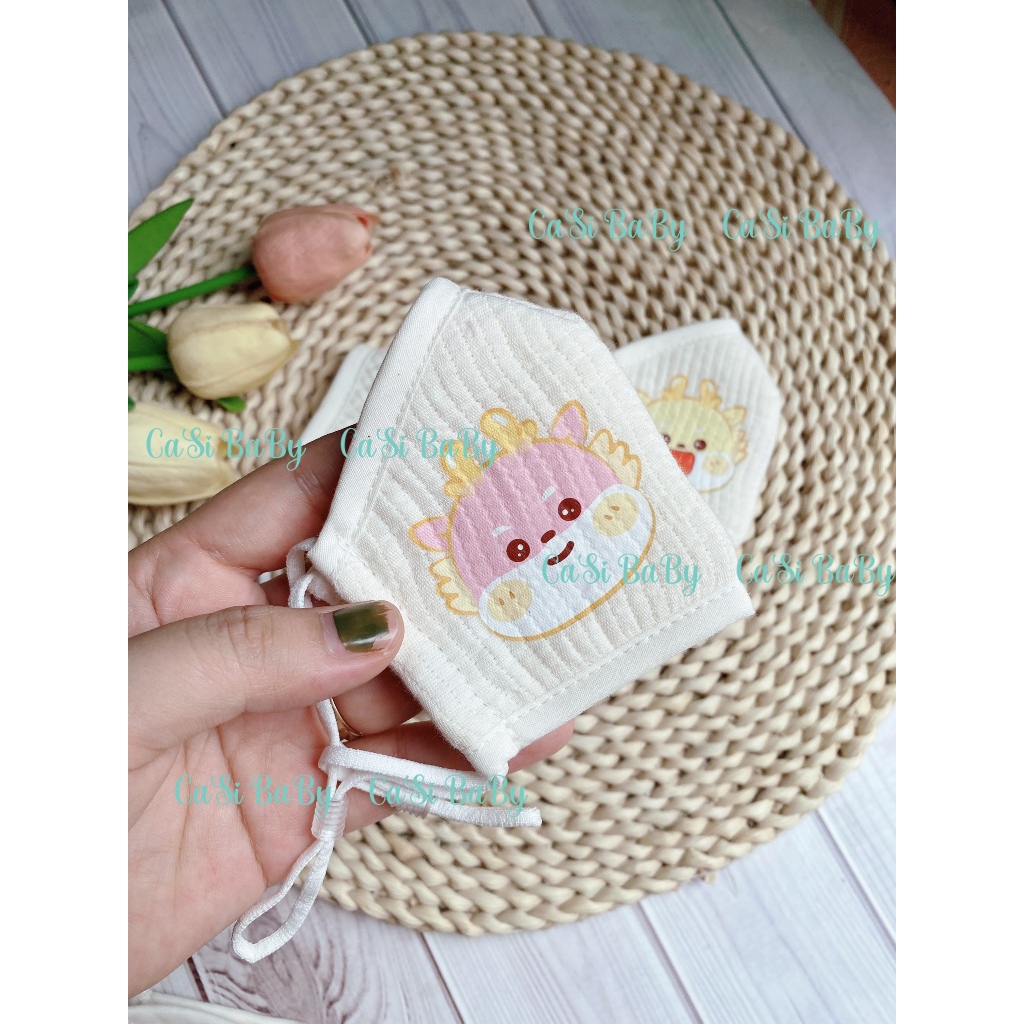 Khẩu trang cho bé  cao cấp có dây đeo điều chỉnh  CaSi