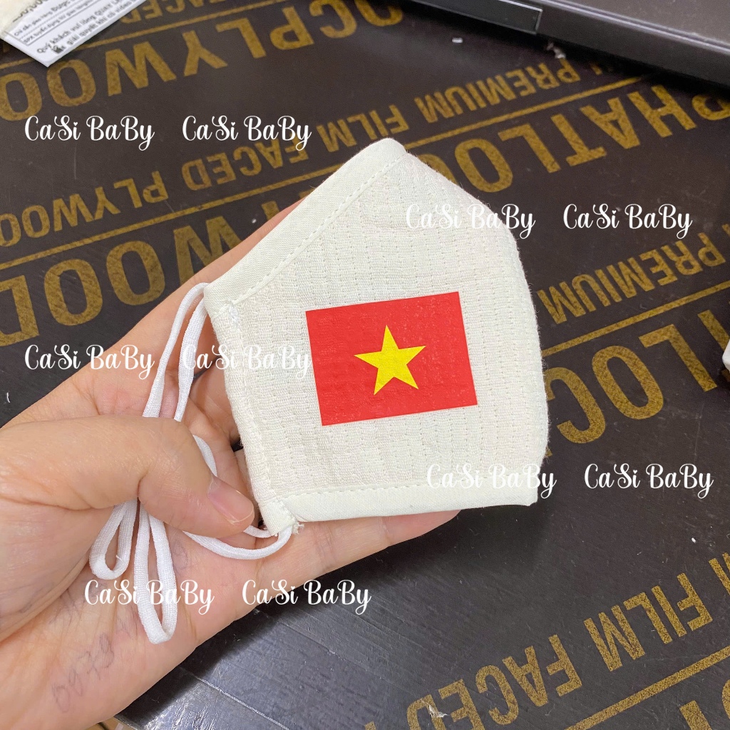 Khẩu trang cho bé  cao cấp có dây đeo điều chỉnh  CaSi