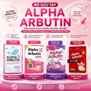 Bột Dưỡng Trắng Da Alpha Arbutin 3 Plus Kích Trắng Mặt Body Sản Sinh Collagen Đều Màu Da Chống Lão Hoá Mờ Thâm Sạm