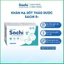 Khăn Lau Hạ Sốt Thảo Dược Sachi 0m+, 2y+ Thải Nhiệt Hạ Sốt Cho Trẻ Em Hộp 5gói x 5 Khăn/Gói.