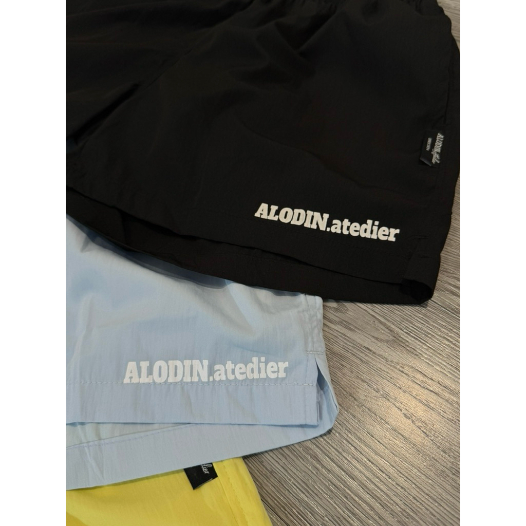 SHORT dù ALODIN.atedier in kéo lụa cao cấp form trên gối mỏng nhẹ nam nữ
