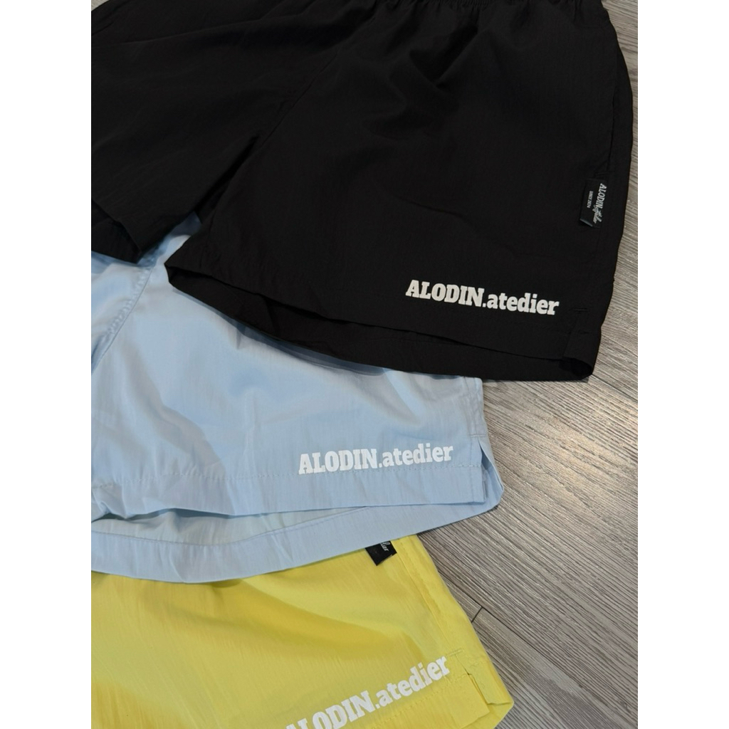 SHORT dù ALODIN.atedier in kéo lụa cao cấp form trên gối mỏng nhẹ nam nữ