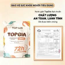 Nước Giặt TopGia 3in1 Hương Lavender Dịu Nhẹ, Làm Sạch Vết Bẩn, Lưu Hương 72h