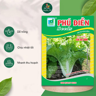 Hạt Giống Cải Bẹ Dún Cao Sản (Gói 10g~2000 Hạt) Dễ Trồng, Nhanh Thu Hoạch Trồng Quanh Năm
