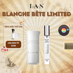 Nước Hoa Unisex Blanche Bete Limited LAN PERFUME, Nước Hoa Chiết Hương Thơm Ngọt Ngào, Thu Hút, Ấn Tượng