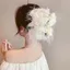 Kẹp tóc tua rua ánh lụa – kẹp tóc nữ mềm mại, giữ tóc chắc, phong cách thanh lịch Hàn Quốc