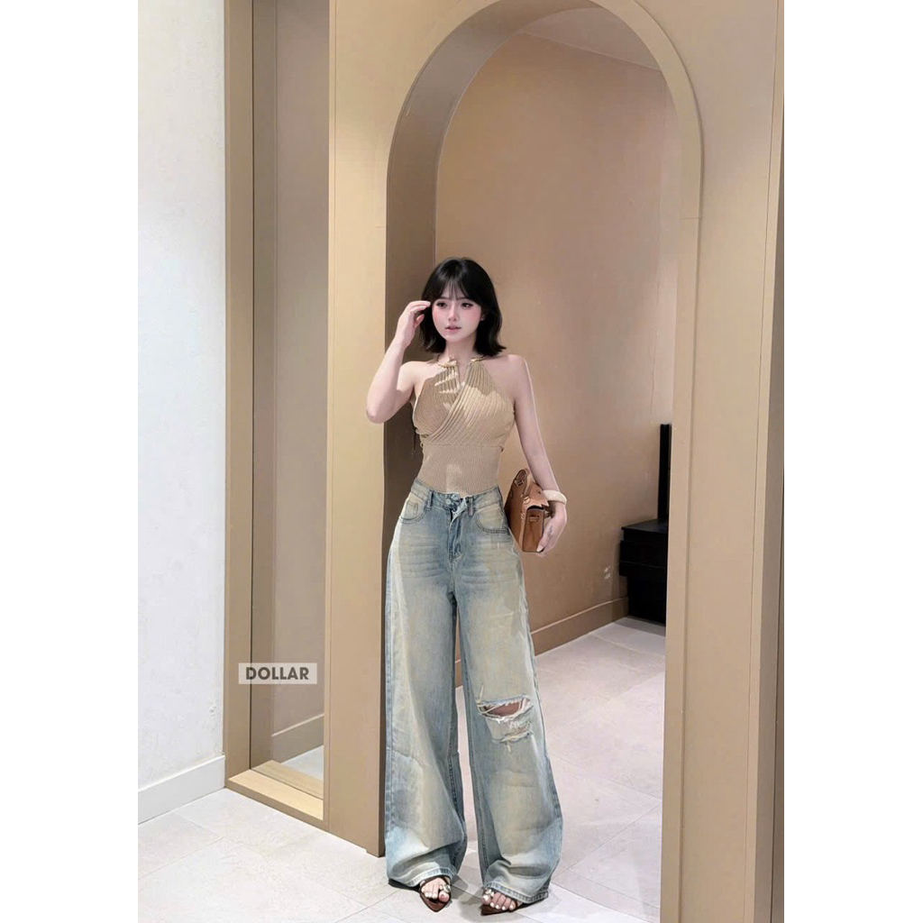 Áo nhũ kiềng cổ mới về nha mng 2 mầu nâu đen