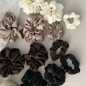 Dây buộc tóc scrunchies lụa satin bảo vệ tóc