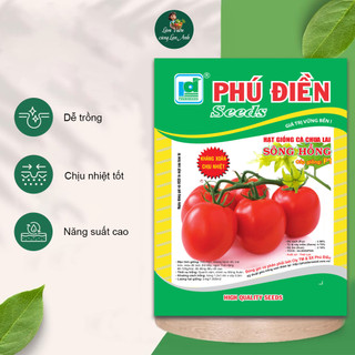 Hạt Giống Cà Chua Chịu Nhiệt Siêu Đậu Quả (Gói 30 Hạt) Dễ Trồng, Năng Suất Cao, Trồng Quanh Năm