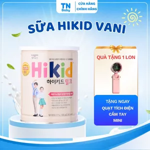 Sữa Hikid Vani 600g Nhập Khẩu Hàn Quốc Cho Bé 1-9 Tuổi, Tăng Chiều Cao, Bổ Sung Canxi DHA