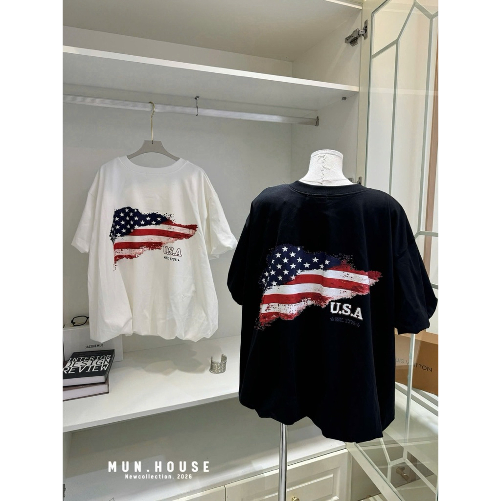 Áo phông USA dáng bí
