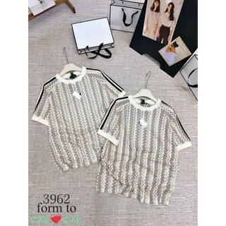 Áo Thun Nữ Vải Lưới Basic Form Rộng QCCC Cao Cấp