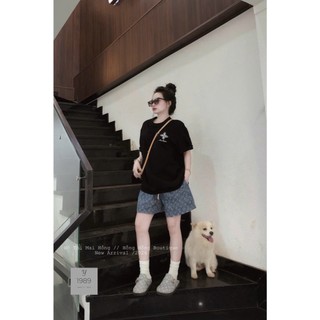Áo Thun Nữ Họa Tiết Form Rộng QCCC Cao Cấp