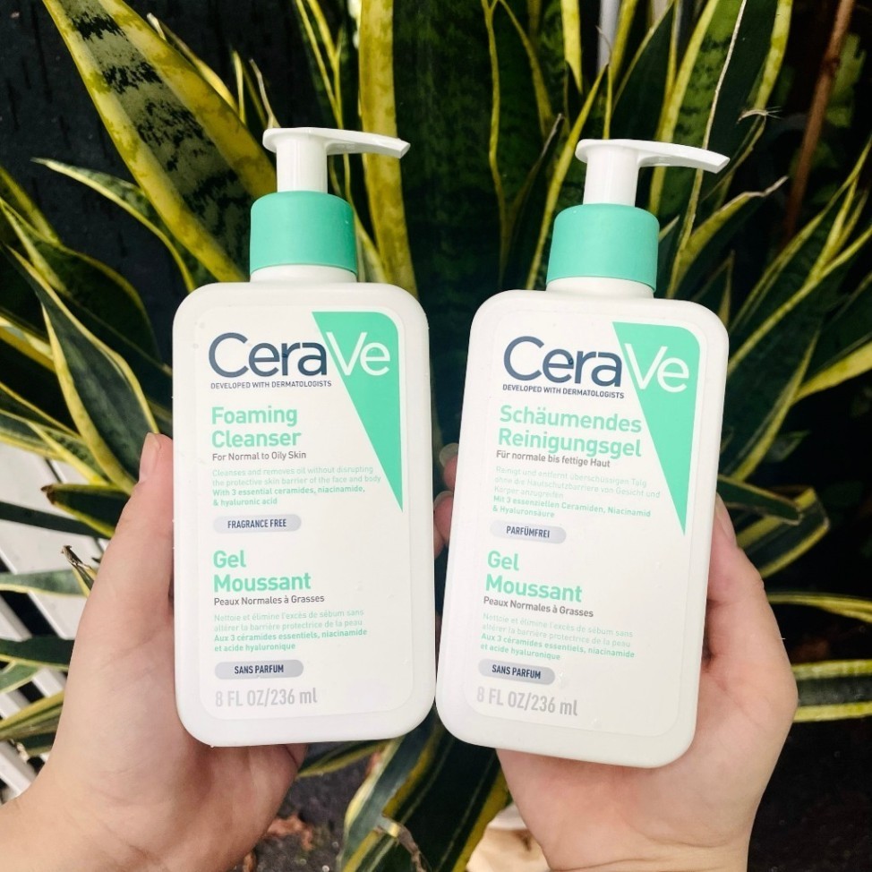[Có Tem Cty] Sữa Rửa Mặt Cerave Bản Pháp 236 ML - 473ML