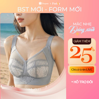 Áo Ngực Định Hình 𝐅𝐞𝐞𝐥𝐬𝐲 Bra Định Hình Bản To, Không Gọng, Gọn Mỡ Lưng Nách Chống Xệ Lacy01