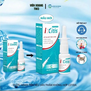 Xịt mũi iXOANG thảo dược dung tích 15ml hỗ trợ viêm xoang, viêm mũi dị ứng, thông mũi dễ thở