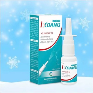 Xịt mũi iXOANG thảo dược dung tích 15ml hỗ trợ viêm xoang, viêm mũi dị ứng, thông mũi dễ thở