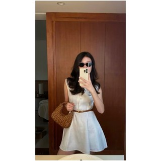 Đầm sơ mi Linen - Đ11