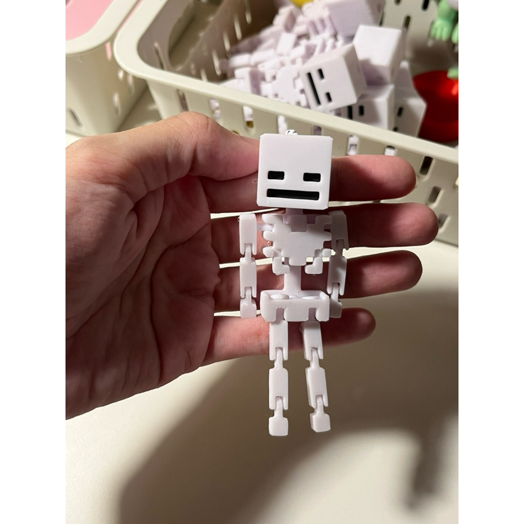 Móc Khóa Minecrraft Flexi In 3D Mini Có Khớp Cử Động Dễ Thương