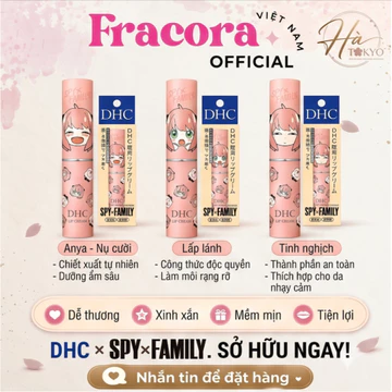 Son Dưỡng Môi DHC x SPY×FAMILY - Dưỡng Ẩm Sâu, Thiết Kế Siêu Xinh