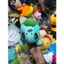 Gấu 2hand gấu bông Pokémon Bulbasaur có mắt thêu đỏ và thân màu xanh mint