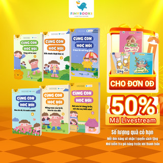 Sách - Bộ 6 Cuốn Cùng Con Học Nói - Bộ sách dành cho bé trên 1 tuổi - Phân loại lẻ - Finybooks