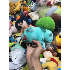 Gấu 2hand móc khóa thú bông Bulbasaur (ếch xanh kỳ diệu) từ Pokemon.