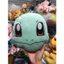 Gấu 2hand chiếc gối ôm hình khuôn mặt Pokémon Squirtle với chất liệu nhung mềm mại.