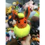 Gấu 2hand thú nhồi bông nhân vật Flareon trong loạt phim Pokémon, có lông màu cam và cổ màu vàng đặc trưng.