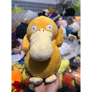 Gấu 2hand thú bông Pokemon Psyduck (vịt bối rối) màu vàng đáng yêu.