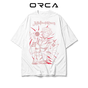 Áo thun Orca in hình Sukuna Ryomen Jujutsu Kaisen - Vải Cotton cao cấp - ORCA666
