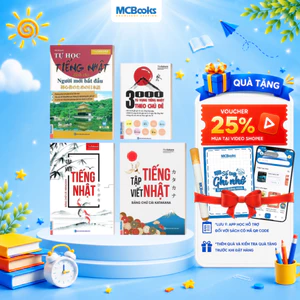 Sách - Combo tự học tiếng Nhật tại nhà - Dành cho người mới bắt đầu