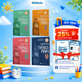 Sách - Combo Đề Kiểm Tra Tiếng Anh Lớp 6,7,8,9 - Global Success - Mai Lan Hương