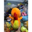 Gấu 2hand gấu bông Pokémon Charmander với đặc điểm nổi bật là màu cam rực rỡ và chiếc đuôi có ngọn lửa màu đỏ vàng.