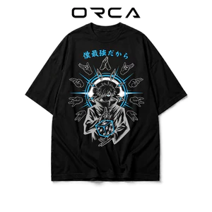 Áo thun Orca in hình Gojo Satoru Jujutsu Kaisen - Vải Cotton cao cấp - ORCA689