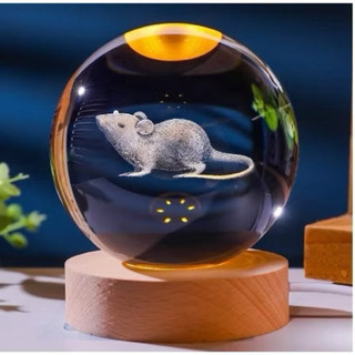 🔥(TẶNG CỦ SẠC) Quả cầu pha lê PHÁT SÁNG 12 CON GIÁP Cung hoàng đạo làm quà tặng sinh nhật , quà lưu niệm 346991