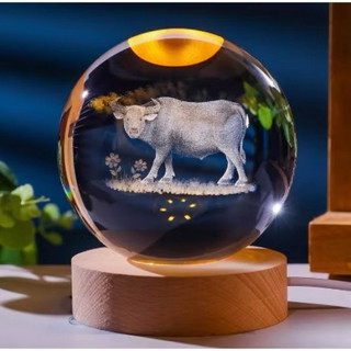 🔥(TẶNG CỦ SẠC) Quả cầu pha lê PHÁT SÁNG 12 CON GIÁP Cung hoàng đạo làm quà tặng sinh nhật , quà lưu niệm 346991