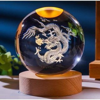 🔥(TẶNG CỦ SẠC) Quả cầu pha lê PHÁT SÁNG 12 CON GIÁP Cung hoàng đạo làm quà tặng sinh nhật , quà lưu niệm 346991