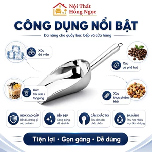 XÚC ĐÁ INOX CAO CẤP-BỀN ĐẸP,AN TOÀN,TIỆN LỢI