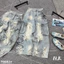 📍Quần Xuông Jeans túi hộp loang phối chữ siu chất hottrend QC loại new e về hàng ‼️😅