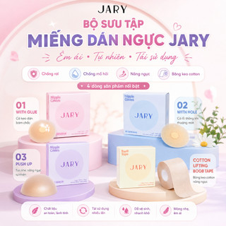 [Y400] [CHE TÊN] Miếng Dán Ngực Silicone JARY Nipple Covers - Chống Rớt, Chống Mồ Hôi, Nâng Ngực
