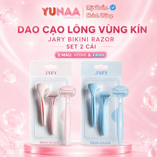 [Y401] [CHE TÊN] Dao cạo lông vùng kín Jary Bikini Razor - Set 2 cái