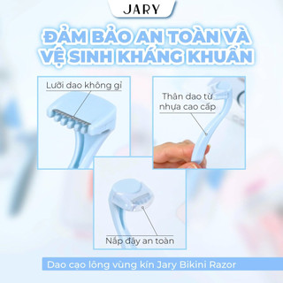 [Y401] [CHE TÊN] Dao cạo lông vùng kín Jary Bikini Razor - Set 2 cái