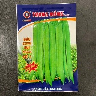 Hạt giống Đậu Cove Bụi Lùn Chịu Nhiệt (Gói 20g) Dễ Trồng, Sinh Trưởng Khỏe, Năng Suất Cao