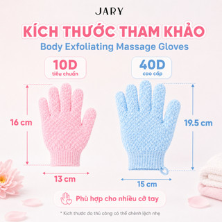 [Y402] Găng Tay Tẩy Tế Bào Chết Da JARY Body Exfoliating Massage Gloves - Sạch, Mềm Da
