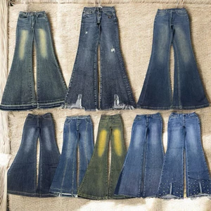 Quần Jean Loe Nữ 2Hand Cạp Cao Ống Rộng Form Dài Vintage Tuyển Chọn Nhiều Mẫu