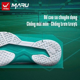 Giày Cầu Lông, Pickleball Wika Maru Chính Hãng, Chất Liệu Da PU cao cấp, Bộ đế bám sân tốt