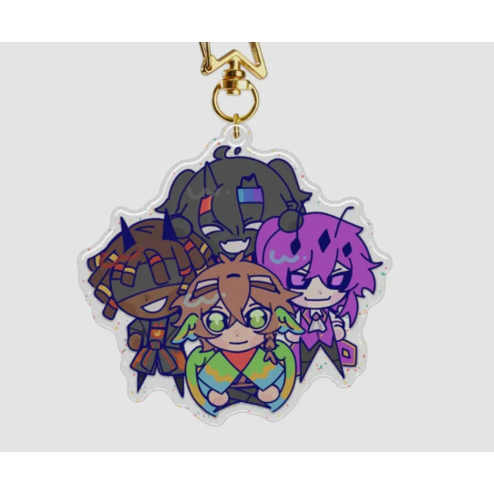 Unstable Universe Protag Epoxy Keychain